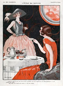La Vie Parisienne 1920s France Leo Fontan illustrations finishing schools drinking La Vie Parisienne 1920s France Leo Fontan illustrations finishing schools drinking