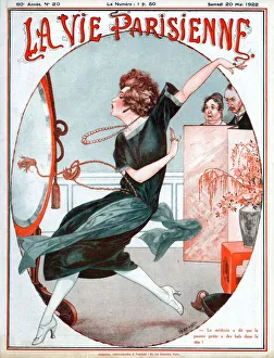 La Vie Parisienne 1922 1920s France C Herouard illustrations magazines mirrors womens La Vie Parisienne 1922 1920s France C Herouard illustrations magazines mirrors womens