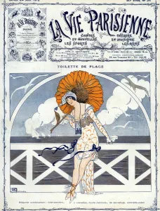 La Vie Parisienne 1923 1920s France Georges Leonnec illustrations erotica umbrellas La Vie Parisienne 1923 1920s France Georges Leonnec illustrations erotica umbrellas