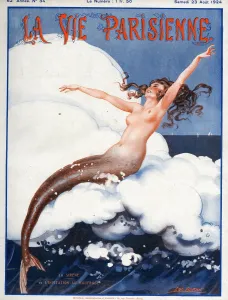 La Vie Parisienne 1924 1920s France Leo Pontan magazines erotica mermaids seaside La Vie Parisienne 1924 1920s France Leo Pontan magazines erotica mermaids seaside