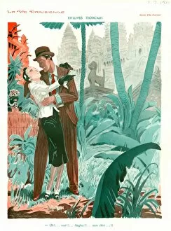Images Dated 28th November 2008: La Vie Parisienne 1931 1930s France Hy Fournier cc honemoons tropical jungles illustrations