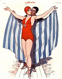 Le Sourire 1920s France glamour holidays swimwear swim suits swimming costumes womens Le Sourire 1920s France glamour holidays swimwear swim suits swimming costumes womens