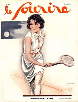 Le Sourire 1930 1930s France tennis womens magazines Le Sourire 1930 1930s France tennis womens magazines