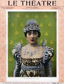 Images Dated 17th September 2008: Le Theatre 1899 1890s France magazines womens portraits humour tiaras