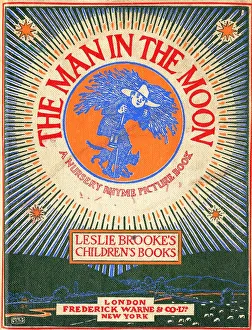 The Man In The Moon 1920s UK mcitnt illustrations childrens nursery rhymes childrens The Man In The Moon 1920s UK mcitnt illustrations childrens nursery rhymes childrens