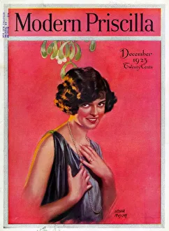 Modern Priscilla 1923 1920s USA mistletoe womens portraits magazines clothing clothes Modern Priscilla 1923 1920s USA mistletoe womens portraits magazines clothing clothes