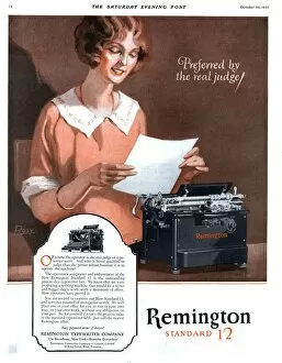 Images Dated 29th June 2007: Remington Standard 12 1925 1920s USA typewriters secretary secretaries equipment