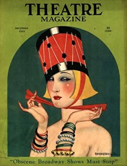 Covers Collection: Theatre 1923 1920s USA magazines art deco
