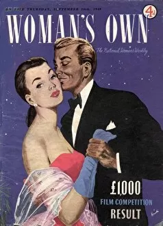 Images Dated 17th February 2004: Womans Own 1940s UK covers magazines dancing