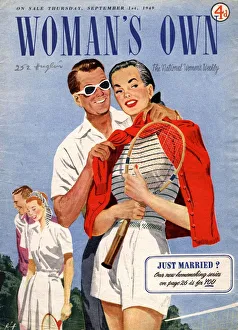 Womans Own 1949 1940s UK tennis magazines Womans Own 1949 1940s UK tennis magazines