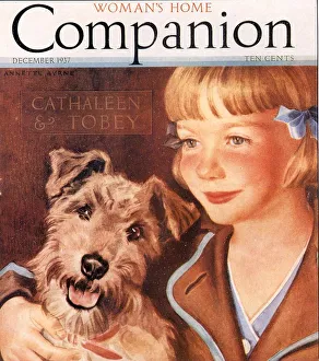 Womans Home Companion 1930s USA dogs magazines Womans Home Companion 1930s USA dogs magazines