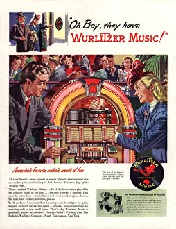 Wurlitzer 1946 1940s USA juke-boxes jukeboxes record players juke boxes Wurlitzer 1946 1940s USA juke-boxes jukeboxes record players juke boxes