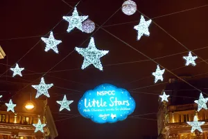 Little Stars Oxford Street Christmas Lights switched on in London Little Stars Oxford Street Christmas Lights switched on in London