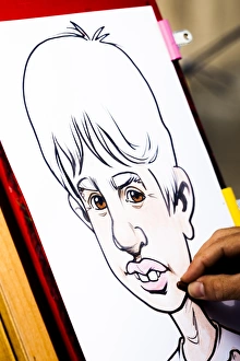 An artist at the 2015 Edinburgh Fringe Festival, Scotland An artist at the 2015 Edinburgh Fringe Festival, Scotland