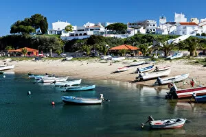 Blue Sky Collection: The beach at Alvor, Portugal