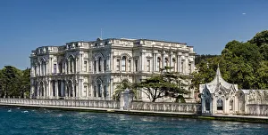 The Beylerbeyi Palace on the shore of the Bosporus in Istanbul, Turkey The Beylerbeyi Palace on the shore of the Bosporus in Istanbul, Turkey
