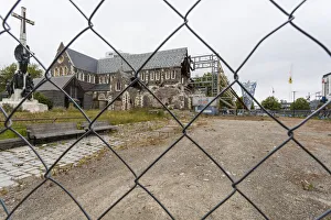 Christchurch Cathedral which was damaged by the 2011 earthquake in Christchurch, Canterbury, in New Zealand Christchurch Cathedral which was damaged by the 2011 earthquake in Christchurch, Canterbury, in New Zealand