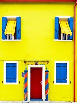 Images Dated 27th September 2010: The colourful Cimbal Gallery on the island of Burano near Venice