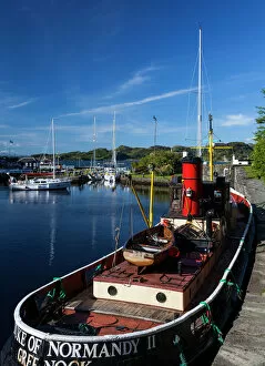 Blue Sky Collection: The Duke of Normandy II in the Crinan Canal, Argyll & Bute, Scotland