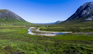 The farmhouse of Lagangarbh on Rannoch Moor, Highland Region, Scotland The farmhouse of Lagangarbh on Rannoch Moor, Highland Region, Scotland