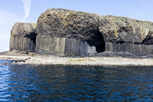 Fingal`s Cave on the island of Staffa in Scotland Fingal`s Cave on the island of Staffa in Scotland