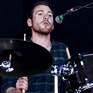 Gareth Thompson of Hunter & the Bear playing at Oban Live in Scotland Gareth Thompson of Hunter & the Bear playing at Oban Live in Scotland