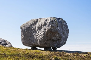 A glacial erratic on the island of Coll in Scotland A glacial erratic on the island of Coll in Scotland