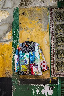 A jacket for sale at Fort Kochi in Kerala, India A jacket for sale at Fort Kochi in Kerala, India