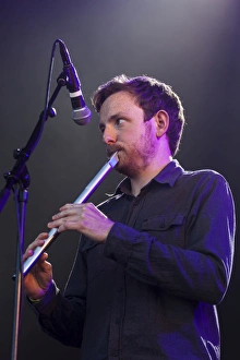 James Duncan Mackenzie of the Julie Fowlis Band playing at Oban Live in Scotland James Duncan Mackenzie of the Julie Fowlis Band playing at Oban Live in Scotland