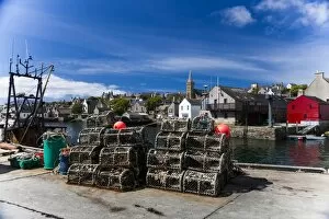Lobster pots, Orkney, Scotland