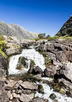 The Lower Falls in Glen Coe, Highland Region, Scotland