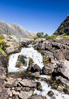 The Lower Falls in Glen Coe, Highland Region, Scotland The Lower Falls in Glen Coe, Highland Region, Scotland