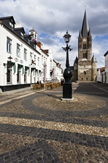 The main square and Abbey Church in Thorn, Netherlands The main square and Abbey Church in Thorn, Netherlands
