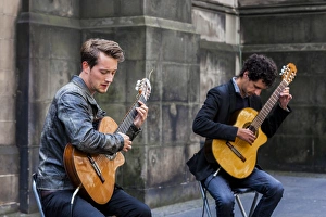The Mangore Duo at the 2015 Edinburgh Fringe Festival, Scotland The Mangore Duo at the 2015 Edinburgh Fringe Festival, Scotland