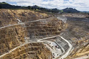 Martha gold mine at Waihi in Waikato, New Zealand Martha gold mine at Waihi in Waikato, New Zealand