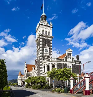 The railway station at Dunedin in Otago, New Zealand The railway station at Dunedin in Otago, New Zealand