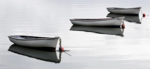 Rowing boats in Orkney, Scotland Rowing boats in Orkney, Scotland