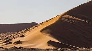 A sand dune in Namib-Naukluft National Park, Namibia A sand dune in Namib-Naukluft National Park, Namibia