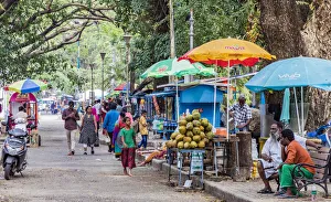 A shopping street at Fort Kochi in Kerala, India A shopping street at Fort Kochi in Kerala, India
