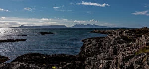 The view to Eigg and Rum from Arisaig, Scotland