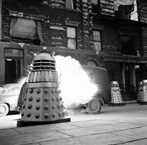Explosion Gallery: Daleks attack a rebels vehicle