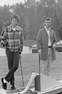 Full Frame Collection: David Essex with Ringo Starr at the mini golf