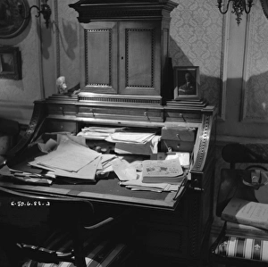 A desk designed for the filming of Young Wives Tale (1951) A desk designed for the filming of Young Wives Tale (1951)
