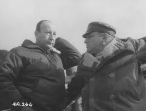 Prints of Producer Joseph Janni and director John Schlesinger on the set of Far From The Madding Crowd Thomas Hardy Prints: Far From The Madding Crowd 1967 StudioCANAL Print