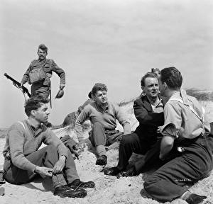 A group scene from Dunkirk (1958) A group scene from Dunkirk (1958)