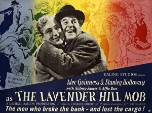 Comedy Gallery: The Lavender Hill Mob UK quad artwork for the release of the film in 1951
