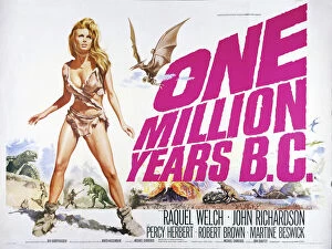 Poster Collection: One Million Years B. C. One Quad Artwork