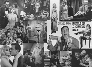 A publicity poster for Rattle of a Simple Man (1964) A publicity poster for Rattle of a Simple Man (1964)