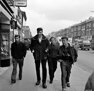 On the streets of London in What A Crazy World (1963) On the streets of London in What A Crazy World (1963)