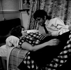 David Essex Prints: David Essex as Jim Maclaine in a romantic sequence, 35mm Print